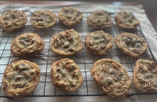 Organic Chocolate Chip Cookies with Pecans